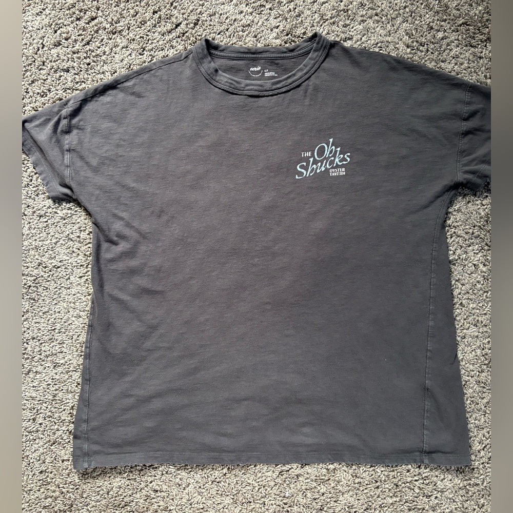 Aerie Charcoal Graphic T Shirt
